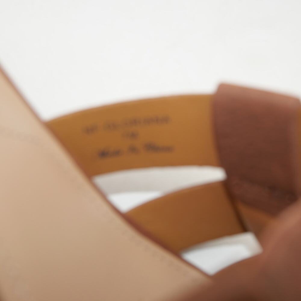 NEW NYDJ Gloriana Mule Brown Leather Sandals Women's 7 - Picture 5 of 9